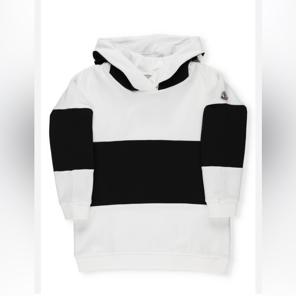 Moncler Enfant Teens Striped Logo Hoodie